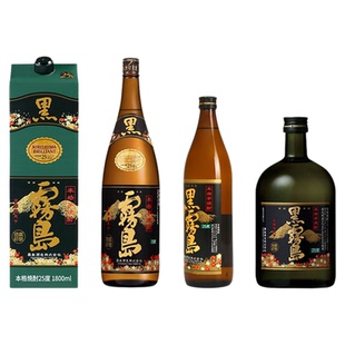 黑雾岛本格甘薯烧酒日本原装进口蒸馏酒烧酎芋地瓜烧纸盒装1800ml