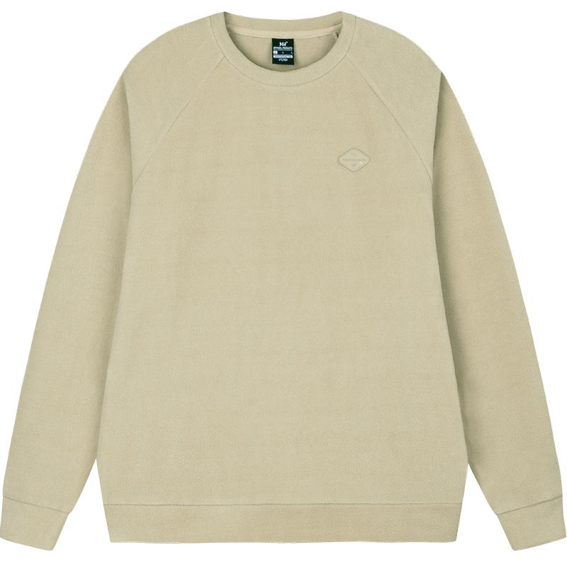 361运动卫衣男2025秋冬新款加绒男士套头卫衣摇粒绒宽松休闲上衣