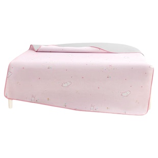 罗莱儿童A类可机洗抗菌防螨冰皮凉席幼儿园床品凉感纤维床单