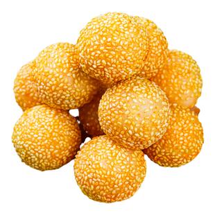 三全快厨小芝麻球半成品豆沙馅速冻油炸早餐小吃麻团圆子260g*5包