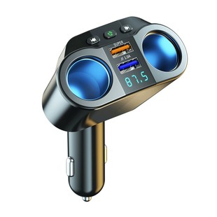 车载充电器母座点烟器转换插头一拖二分三usb超级快充点烟器接口