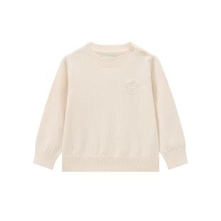 【长绒棉】TeenieWeenie Kids小熊童装25秋男女童宝亲子流行毛衣