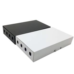 华杰恒讯定制 4/8/12/24口光纤终端盒4口光纤接续盒SC/FC/LC/ST口尾纤盒 光缆接头熔纤盒冷轧钢板抗氧化耐用