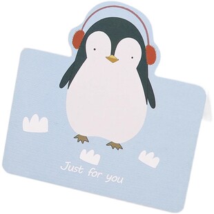 卡通动物立体对折贺卡鲜花祝福卡生日蛋糕店儿童涂鸦卡片可爱定制