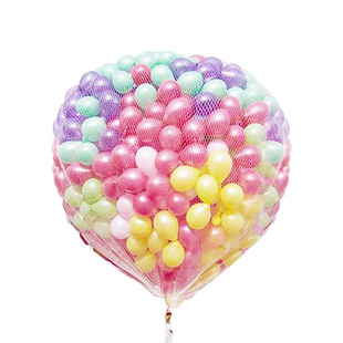 节日气球放飞网 气球雨 婚礼气球下落网/落地网 公司气球放飞心形