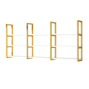 墙上置物架壁挂式书架花架客厅厨房墙面吊柜收纳架多层悬空装饰架