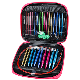 环形棒针毛线针毛衣针可拆卸全套环形针毛衣编织工具循环针织手工