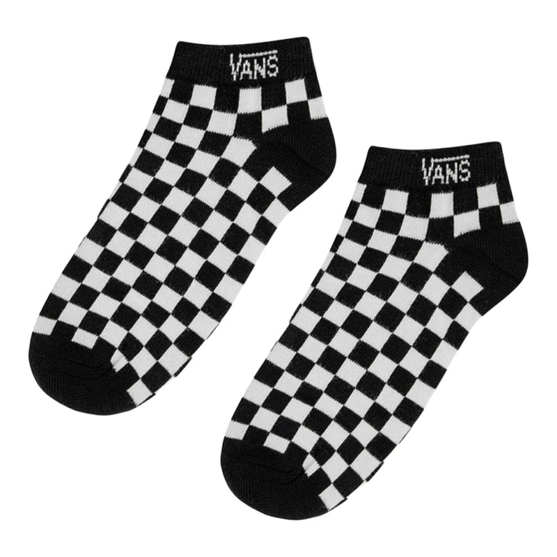 VANS男女同款棋盘格中低筒袜子