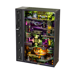 若客平行世界炼金城3d立体diy小屋手工拼装模型积木拼图生日礼物