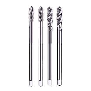 细柄加长螺尖/螺旋丝锥高速钢丝攻M3M4M5M6小柄先端深孔机用通孔