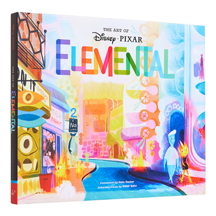 疯狂元素城设定集 The Art of Elemental 英文原版 可搭  疯狂动物城2周边疯狂动物城设定集The Art of Zootopia 2
