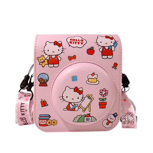 富士mini12拍立得皮套学生可爱迷你11相机收纳包保护壳斜跨背带绳