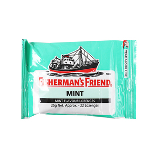 FishermansFriend渔夫之宝润喉糖薄荷黑加仑柑桔西柚青柠原味进口