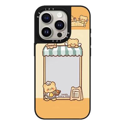 CASETiFiY联名黄油小熊16Pro适用iPhone17Promax苹果15plus手机壳13镜面14防摔可爱卡通磁吸华强北平替潮壳女