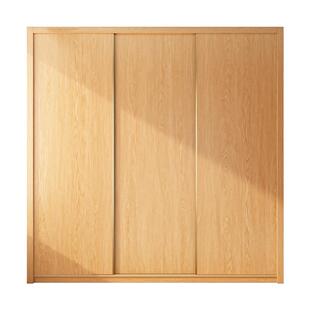 国补定制推拉门衣柜橡木一门到顶60深新款2024年爆款家用卧室柜子