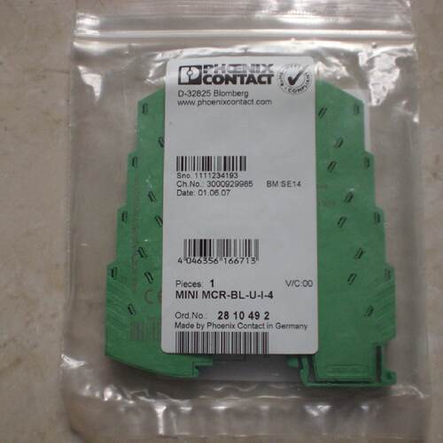 议价MINI MCR-BL-U-I-4 2810492 菲尼克斯 隔离放大器 全新原装现
