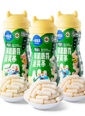 小鹿蓝蓝婴幼儿有机胚芽米泡芙条