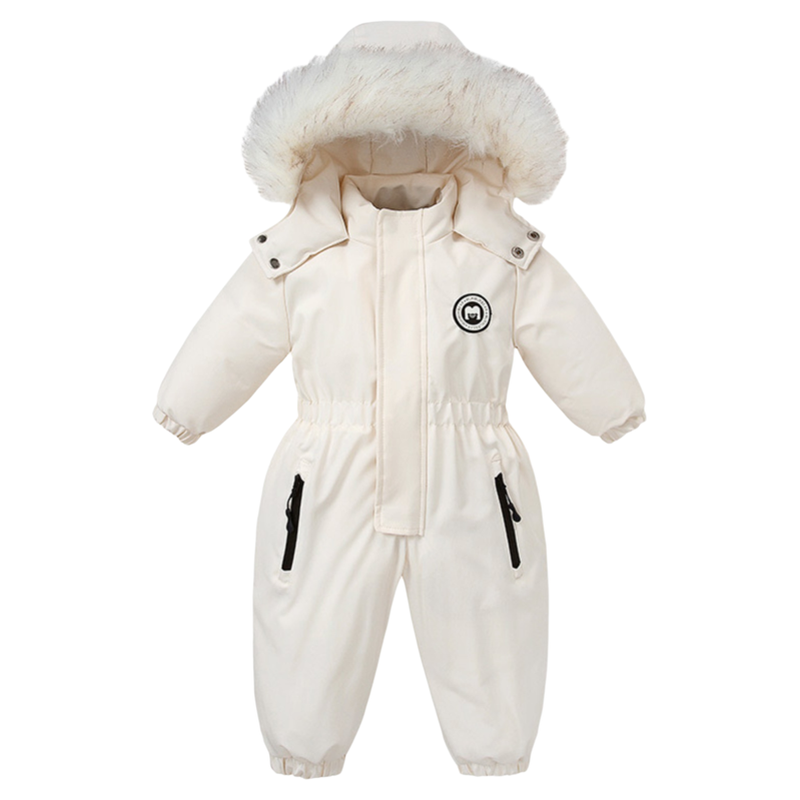 婴幼儿童连体衣羽绒棉服棉袄滑雪服连体服爬服冬季外出服加绒加厚
