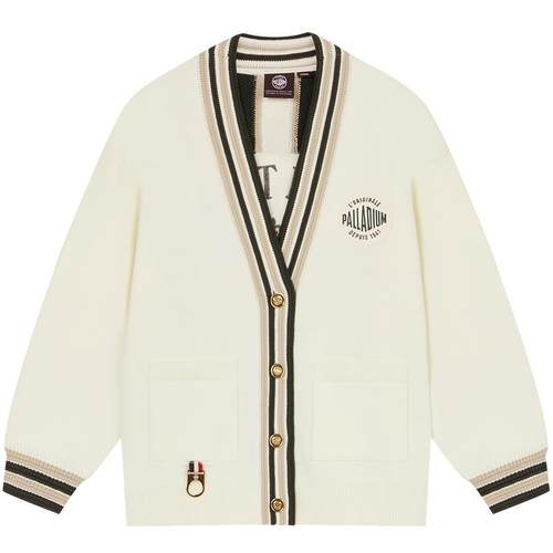 PALLADIUM帕拉丁复古运动毛衣休闲潮流女开襟毛衫1911362