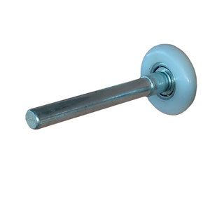 电动遥控翻板卷帘车库门配件小白轮尼龙滑轮金属轴承导向滚轮轱辘