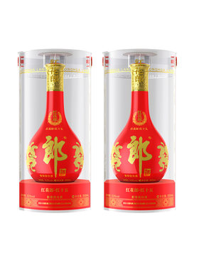 红花郎15陈酿酱香型高度白酒