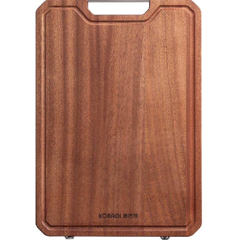 康巴赫菜板防霉抗菌家用乌檀木实木案板切水果切菜厨房专用砧板