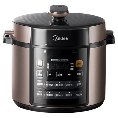 美的电压力锅家用双胆高压锅
