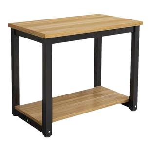 支持定制尺寸50.60.70长小置物架厨房收纳台切菜桌微波炉架双层桌