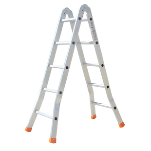 特厚铝合金人字梯子加厚加粗伸缩家用折叠梯工程梯楼梯两用大关节