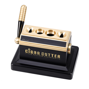 JIFENG季风时尚送礼四孔双刃剪刀顺丰包邮断头台4孔V型台式雪茄刀