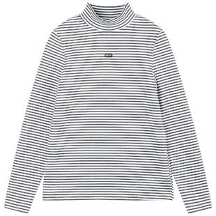 MUCMUKN【暖呼呼】德绒保暖立体绣花条纹打底衫百搭男女童冬新款