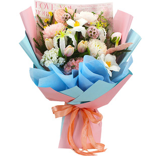 仿真花束成品大束手捧花永生颁奖舞台献花交车假花拍照教师节绢花