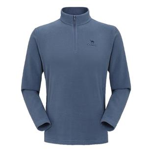 骆驼户外抓绒衣男立领防风加热保暖抗静电冲锋衣内胆摇粒绒外套女