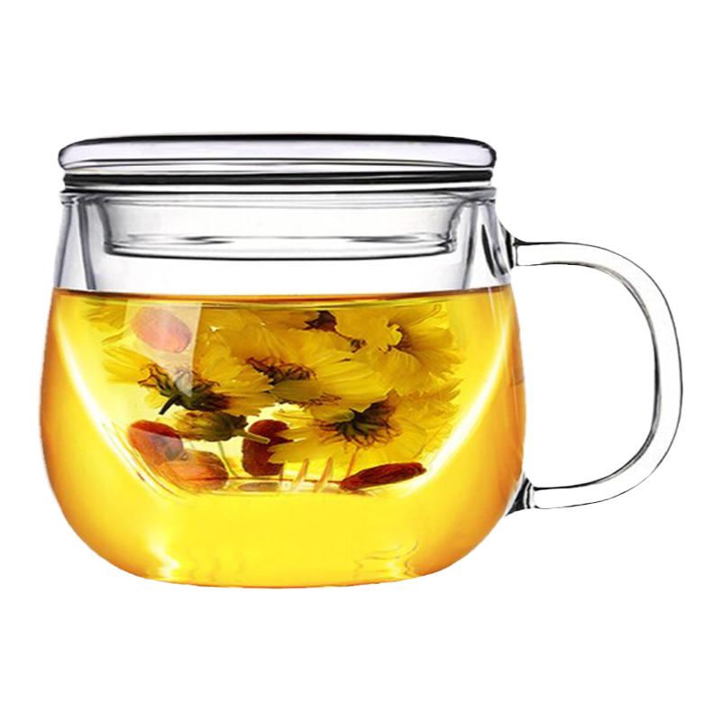 上班族全玻璃泡茶杯子