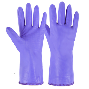 手套洗碗家务厨房耐用清洁防水洗衣胶皮女加绒冬季丁晴橡胶塑胶厚