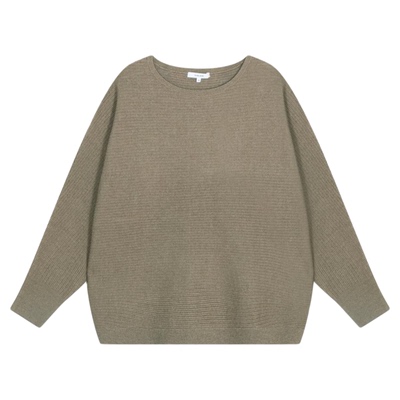 GLOBAL WORK 针织衫女2025冬季新款宽松慵懒蝙蝠袖圆领毛衣595406