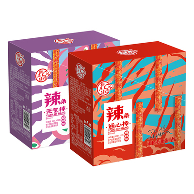 翻天娃网红辣条216g盒装