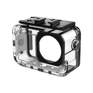适配DJI大疆灵眸Osmo Action4/3/5pro运动相机防水壳冷靴口扩展运动保护壳60米深度潜水滤镜action3配件