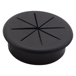 线孔盖开孔盖电脑桌面线孔塞塑料米字圆形办公室装饰盖桌面穿线盒