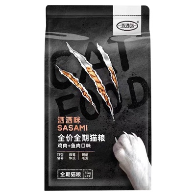 洒洒咪猫粮10kg鸡鱼味猫粮2.5kg