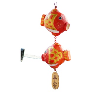 车载挂件好运锦鲤木雕双鱼座扩香器送闺蜜女生朋友生日礼物伴手礼