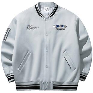 安踏美式棒球棉服厚外套男士冬季新款宽松夹克运动上衣152541801