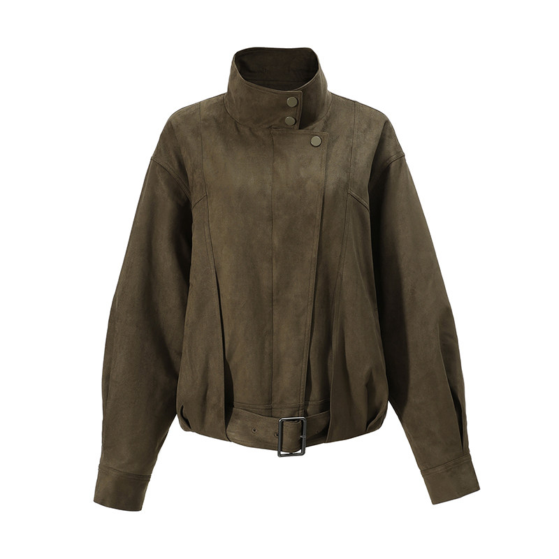 NONRESTRAIN麂皮棉服半身裙套装