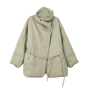 BLANK LABEL立领系带羽绒服女2025年冬季中长款简约加厚保暖外套