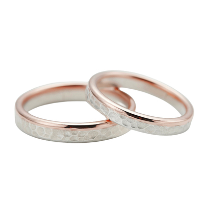 原创情侣足银戒指轻奢小众定制
