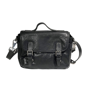 力荐！头层牛皮小包植鞣皮休闲手工真皮男包单肩斜挎包横款邮差包