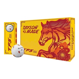 Taylormade泰勒梅高尔夫球礼盒2026马年生肖纪念限量版TP5五层球