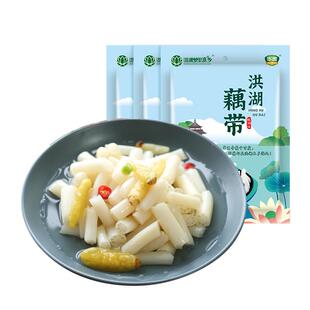 华贵洪湖泡藕带400g*3袋酸辣泡椒藕尖即食开味下饭菜泡菜湖北特产