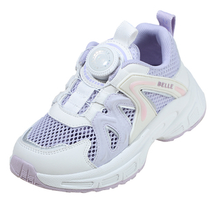 百丽童鞋夏季透气网面运动鞋儿童时尚百搭跑步鞋男女童轻便休闲鞋