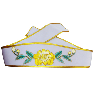 新品黄梅戏戏曲古装小姐丫鬟绣花腰带越剧小旦花旦腰带单根